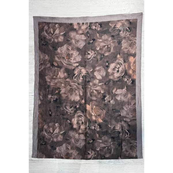 Dijital Bambu Pamuklu Şal 019V